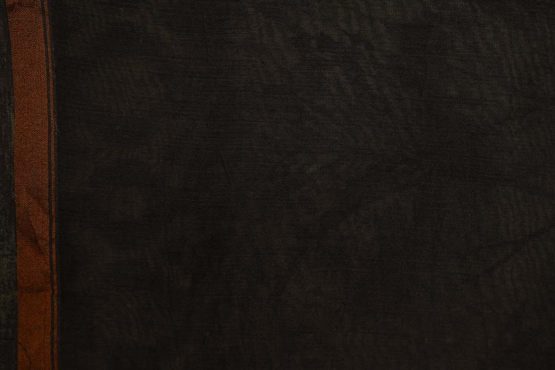 Forest Green Chanderi Cotton Saree-DDA046