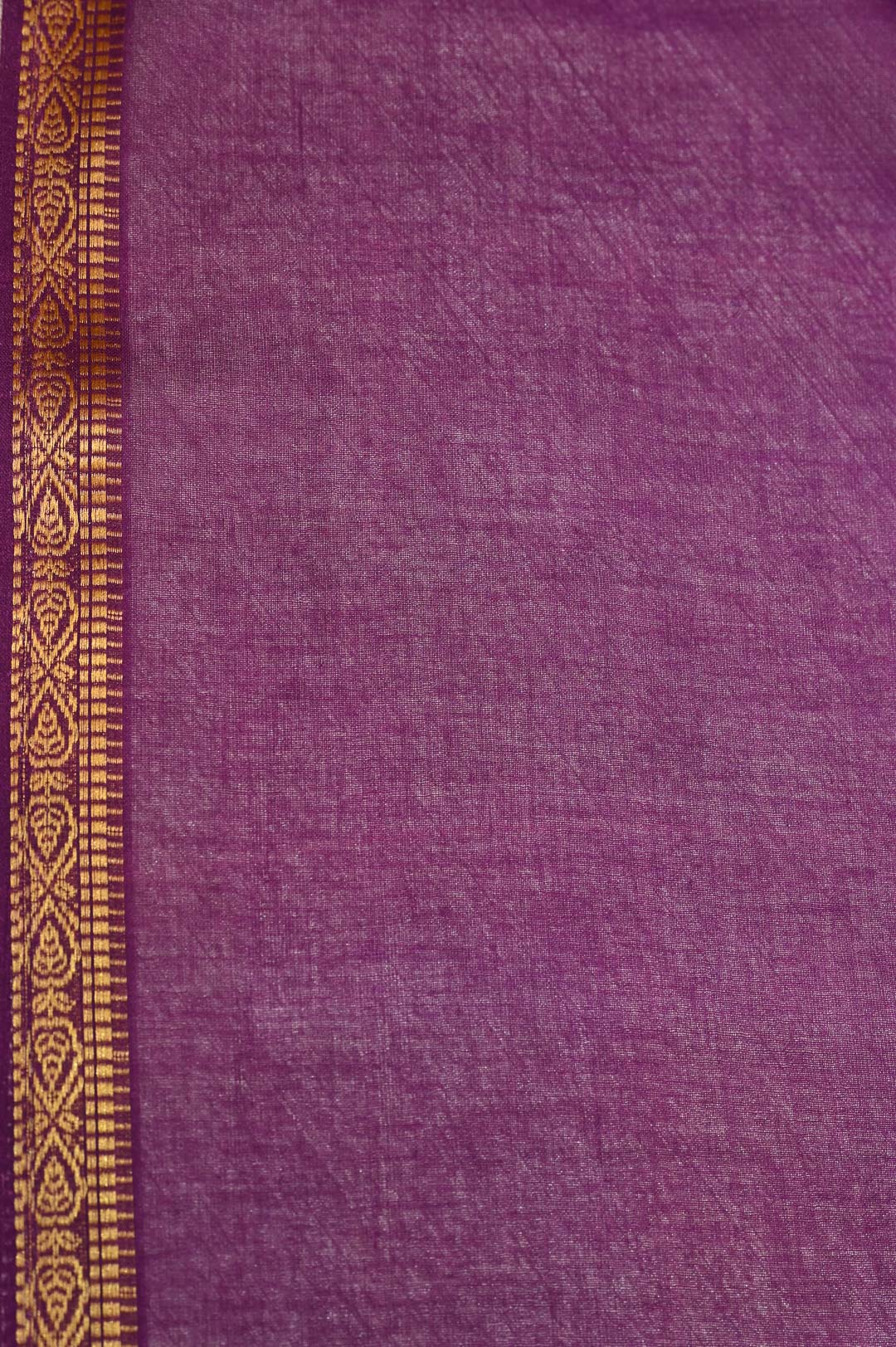 Ivory Floral Pure Cotton Saree – DDA026